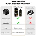 thumbnail image 4 of Champú colorante para el cabello KAISASA Black 3 en 1, 500 ml, para mujeres y hombres, 4 of 7