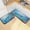 Dolphin in Ocean, variant on Dailycode 2 Pcs Kitchen Rug Set Non Slip Absorbent Soft Floor Mats for Kitchen Bathroom Funny Illusion Geometric 19.7"x27.6"+19.7"x47.2"