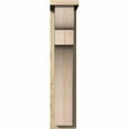 thumbnail image 2 of 6"W x 12"D x 28"H Yorktown Rough Sawn Corbel w/Backplate, Douglas Fir, 2 of 9