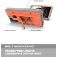 thumbnail image 4 of ArmadilloTek Vanguard Compatible with Samsung Galaxy A21 Case Military Grade Full-Body Rugged with Built-in Screen Protector and Kickstand - Orange A21 Orange Samsung Galaxy A21, 4 of 5