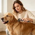 thumbnail image 5 of Pet Deshedding Comb for Cats, Self-Cleaning Undercoat Depilatory Tool, Ergonomic Grooming Brush for Shedding Control, Ideal for Daily Use at Home, 5 of 6