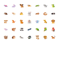 thumbnail image 2 of 35pcs-50pcs Cute Stickers Animal Stickers Funny Stickers for Laptops Notebooks Suitcases, 2 of 5