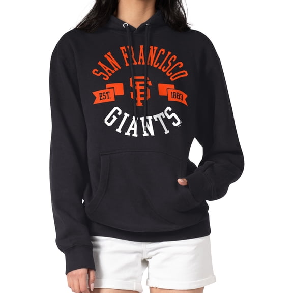Women's G-III 4Her by Carl Banks Black San Francisco Giants City Graphic Pullover Hoodie