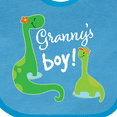 thumbnail image 4 of Inktastic Granny Boy Grandson Dinosaur Boys Baby Bib, 4 of 4