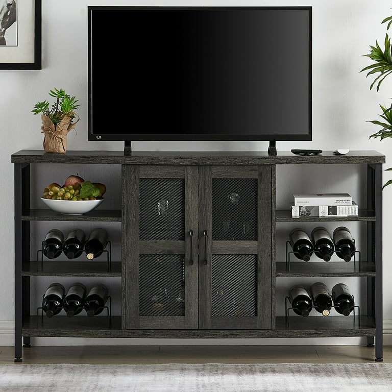 Huloretions Wine Bar Cabinet, Liquor Cabinet for Liquor and