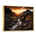 thumbnail image 2 of Designart "Reverie Photo Forest Majestic wall art" Landscapes Floater Framed Wall Art Living Room, 2 of 7
