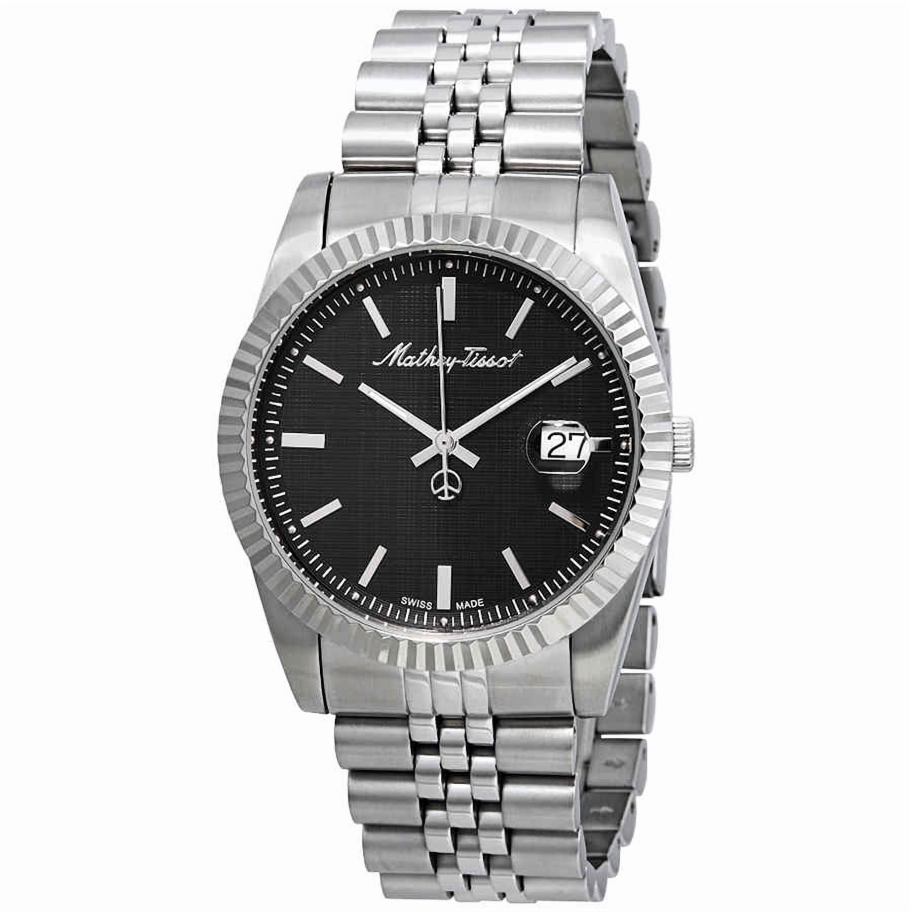 NWT Mathey-Tissot Mathey III Quartz Silver Dial Men\'s Watch Mathey-Tissot Mathey III Quartz Silver Dial Men main image 4