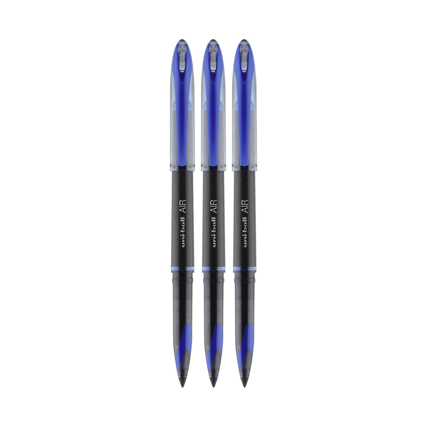 Uni Ball 1926810 0.7 mm Blue Air Fine Point Rollerball Pen - Pack of 3