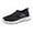 Black, variant on Leisure sports Velcro elderly shoes with wide and swollen feet for middle-aged and elderly men and women, soft soled walking shoes