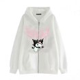 thumbnail image 2 of Sudaderas oscuras europeas y americanas para hombres y mujeres, sudaderas con capucha, parejas góticas, sudaderas Harajuku con cremallera de gran tamaño, 2023, 2 of 5