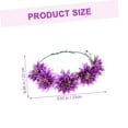 thumbnail image 7 of Vorkoi LED Flower Crowns Headbands - Light Up Headband for Women, Garlands Glowing Floral Wreath Crowns for Wedding Beach Party Birthday Halloween Cosplay Christmas Mardi Gras, 7 of 7