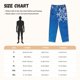 thumbnail image 3 of Balery Blue Christmas With Snowflakes Pantalones de pijama para mujer, pijamas ultraligeros, pantalones de estar por casa-Medium, 3 of 6