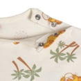 thumbnail image 4 of Disney Lion King Baby Boys' Short Sleeve T-Shirt and French Terry Shorts Set Simba Green and Off-White, 4 of 5