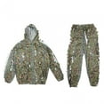 thumbnail image 3 of jinwen Ensemble de Costume de Ghillie 3D Veste de Chasse en Forêt avec Pantalon Protection pour un, 3 of 9