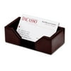 Dark Brown Bonded Leather BusIndia - INess Card Holder