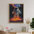 thumbnail image 5 of Diamond Art Kits for Adults, Astronaut Cosmic RainbowDiamond Painting Kits for Beginners, Frameless Round 5D Full Drill Diamonds Art Gem Art Crafts Home Decor Gifts, 5 of 8