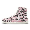thumbnail image 6 of Psesaysky High Top Camouflage Sneakers PU Leather Wide Width Barefoot Shoes Walking Shoes for Women Girls Size 6-13.5, 6 of 7