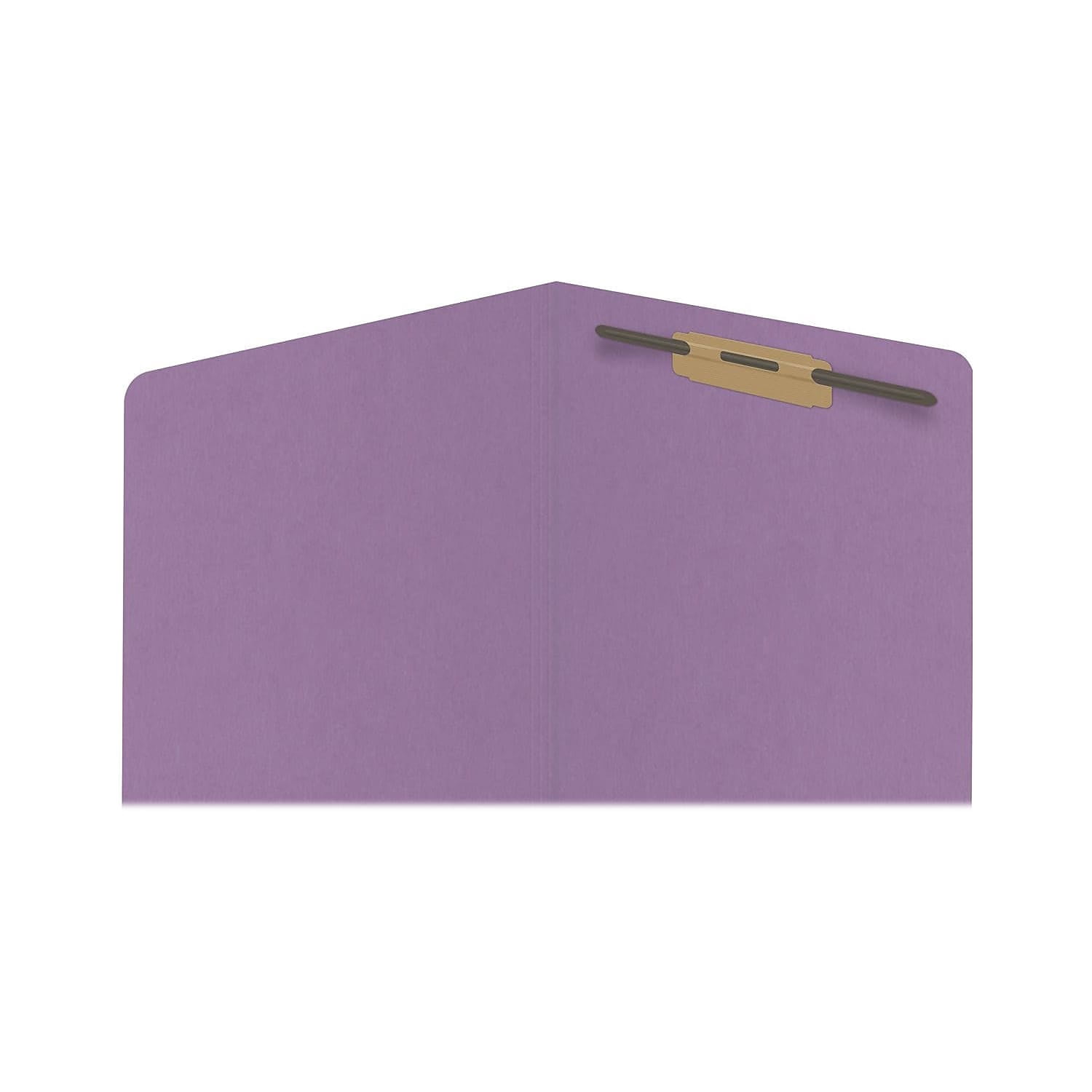 Medical Arts Press Reinforced End Tab File Folder Straight Cut Letter-Size Lavender 50/Box