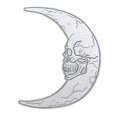 thumbnail image 1 of Plantilla troquelada con relieve de luna y calavera de Halloween, creativa, perfecta para álbumes de recortes DIY, 1 of 5