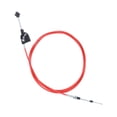 thumbnail image 2 of Excavator Throttle Cable, Rustproof Stainless Steel Joint PU Tube Easy To Install Excavator Motor Control Cable  for Industrial Use, 2 of 8
