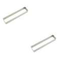 thumbnail image 3 of Thinsony Anti Rust Cake Mold Durable And Long-lasting High Hardness Stainless Steel Cookie Mold Cake Molds Long square large size 2Set, 3 of 6
