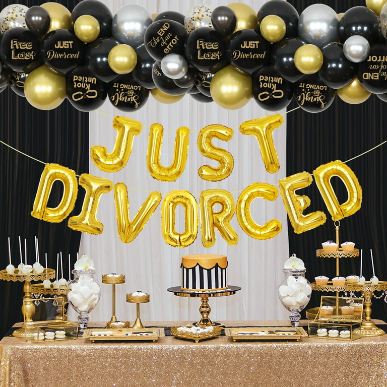 Just Divorced Party Decorations For