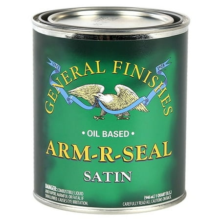 Satin Smooth Finish - General Finishes, ARM-R-SEAL, Satin, Quart
