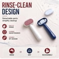 thumbnail image 4 of Double-Sided Foot Scraper for Callus Removal, Stainless Steel Foot File Tool, Arc-Shaped Dead Skin Remover for Rough Feet, Cracked Heels & Pedicure Care, White+2*filer, 4 of 9
