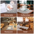 thumbnail image 3 of 4Pcs Leather Placemats with Coasters Rectangle Dual-Sided Unique PU Table Mats Heat Resistant Placemats for Dining 12" x 18", 3 of 8