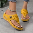 thumbnail image 5 of YOUYEDIAN Orthopedic Casual Sandals for Women Arch Support Summer Flat Sandals Wide Width Slip on Non Slip Work Shoes Soft 2026 New Orthopedic Shoes, 5 of 6