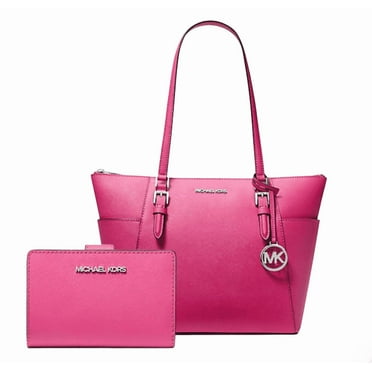 Michael Kors Ombre Signature Husk Satchel with Wristlet