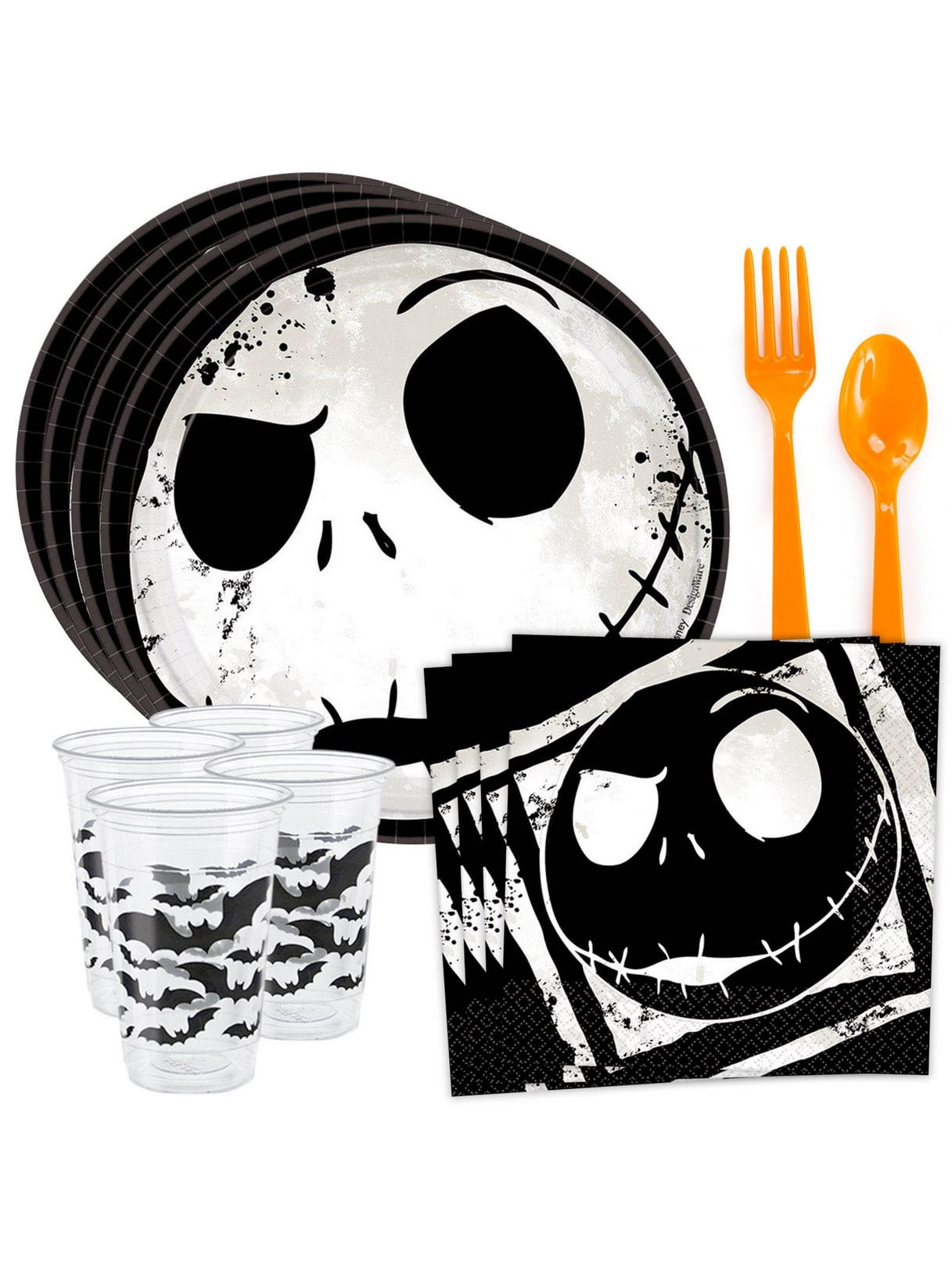 Nightmare Before Christmas Party Supplies (Serves 8)