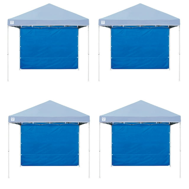 Z Shade 10ft Blue Everest Instant Canopy Tent Taffeta Sidewall Accessory(4 Pack)