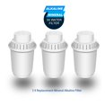 thumbnail image 1 of 3.5L Mineral Alkaline Water Pitcher Filter Ionizer - 400L Long-Life Filters - Purifier Filtration System - PH Alkalizer ,Easy to Use, 1 of 6