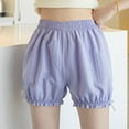 thumbnail image 2 of TRUBKH Slip Shorts for Women Under Dresses Thigh Society Shorts to Wear Under Dresses Seamless Shorts for Women Womens Sweatpants Underskirt Shorts Under Skirt Shorts Purple L, 2 of 6