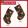 thumbnail image 2 of Lsque Owl And Leaves Pattern 18 Inch Christmas Stockings, Festive Holiday Stocking for Christmas Decorations Holiday Decor, 2 of 8