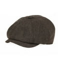 thumbnail image 2 of Aueoeo Newsboy Cap For Men Hat Warm Winter Hat Vintage Cabbie Hat Flat Beret Cap, 2 of 3