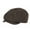 Brown, variant on Newsboy Cap for Men Arctic Fleece Unisex Winter Classic Vintage Gatsby Cabbie Hat One Size Fits Most Solid Color Woolen Adult Caps Forward-Facing Caps