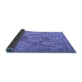 thumbnail image 2 of Ahgly Company Indoor Square Southwestern Blue Country Area Rugs, 4' Square, 2 of 4