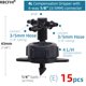 thumbnail image 1 of Garden 1/8" Drip Irrigation Sprinkler 4 Way Water Pipe Connector 4/7mm To 3/5mm Hose Bend Arrow Emitter Dripper Watering Fitting He Qiyong unisex, 1 of 2