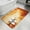 Orange, variant on Gray Ombre Clouds Bathroom Rugs Non Slip Washable Bath Mat Absorbent Front Door Mat Modern Abstract Art Gradient Cloud Indoor Doormat for Kitchen Entryway Shower Decor Accessories 15.7"x23.6"