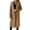 Khaki, variant on WEAIXIMIUNG Fall Jackets for Women 2024 Trendy with Hoodie Women's Wool Coat Blouse Thin Coat Trench Long Jacket Ladies Slim Long Belt Elegant Overcoat Outwear