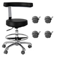 thumbnail image 2 of golytefs Medical Stool with Wheels And Backrest Height Adjustable Rolling Stool Salon Shop Home And Medical Dental Assistant Chair (with Foot Rest), 2 of 8