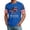 Blue, variant on 250th Anniversary USA Shirts for Men USA Flag Spliced Short Sleeve 4th of July T-Shirts Crew Neck Patriotic Independence Day Shirt, Red XL