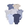 thumbnail image 1 of Hudson Baby Unisex Cotton Bodysuits, Boy Basic, 3-6 Months, 1 of 2