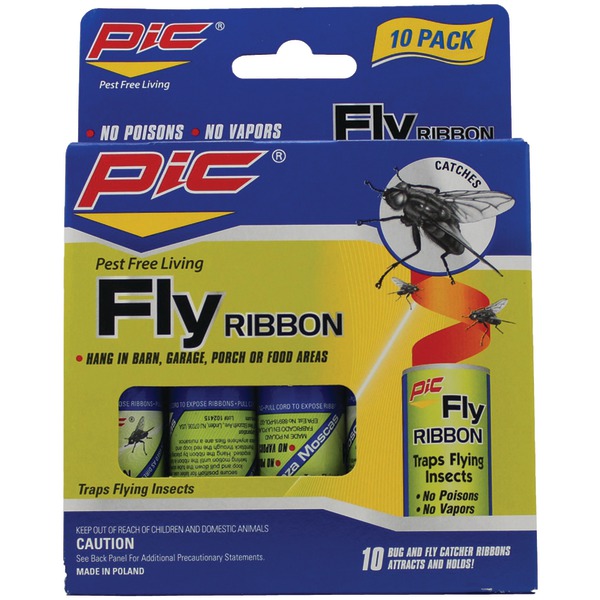 PIC(R) FR10B Fly Ribbon Bug  Insect Catcher, 10 pk Walmart Canada
