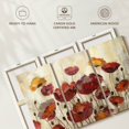 thumbnail image 6 of Elephant Stock Poppies In The Rain Wall Art - Horizontal Multi Panel Canvas - Living Room Wall Decor - Floral And Botanical Multi Panel - Gray And Red Decor By Silvia Vassileva - 50" x 32", 6 of 8