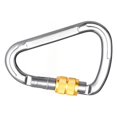 thumbnail image 2 of Wweixi Mousqueton 1/2/3 Résistant à l'Usure Technologie Avancée Grand Application Coloré Résistance aux Impacts Renforcée Pinces à Carabiner pour Extérieur Argent 1 Pce, 2 of 6