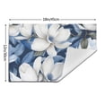 thumbnail image 3 of YFYANG Washable Heat-Resistant Placemats, 70% PVC/30% Polyester, Magnolia Flower Pattern Kitchen Table Mat, 12" x 18" 4 Pcs, 3 of 6