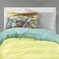 thumbnail image 2 of Carolines Treasures JMK1107PILLOWCASE Blue Crab Red Fabric Standard Pillowcase Standard multicolor, 2 of 2